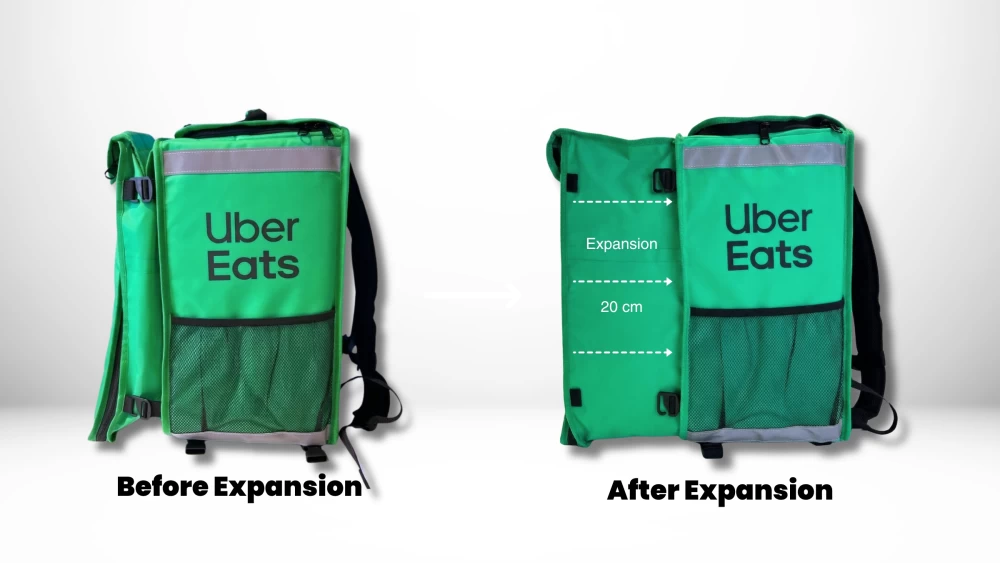 Uber Eats Telescopic Delivery Bag